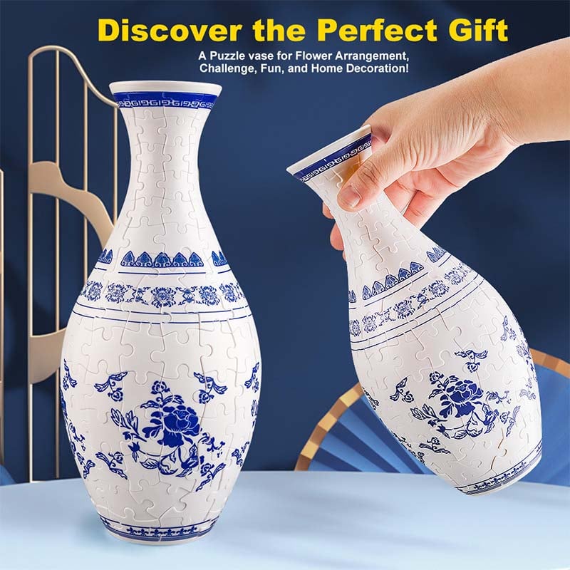 3D Art Puzzle Vase