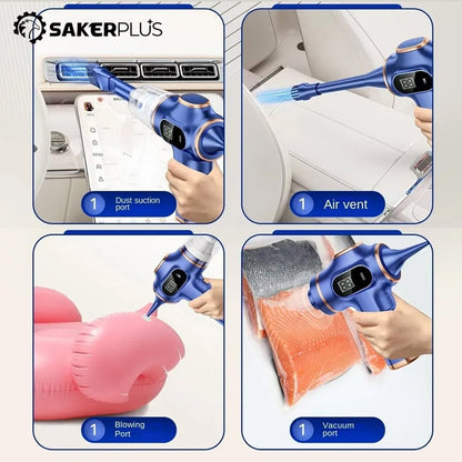 Sakerplus Handheld Cordless Car Vacuum Cleaner