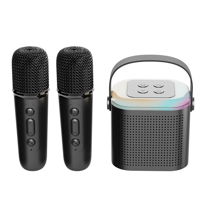 ✨Mini Karaoke Machine with Wireless Microphones