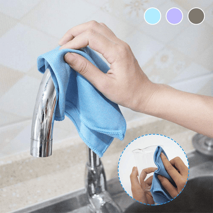 Glass cleaning cloth