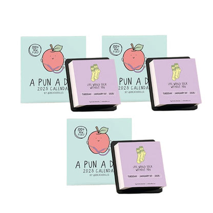 2025 A Pun A Day Desktop Calendar