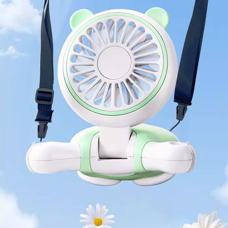 Anti-shake fan lanyard