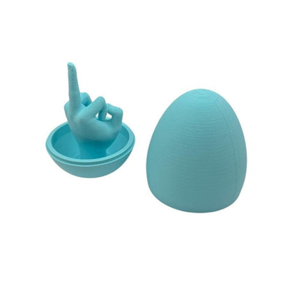 Easter Egg Surprise-Funny 3D Printed Middle Finger Egg