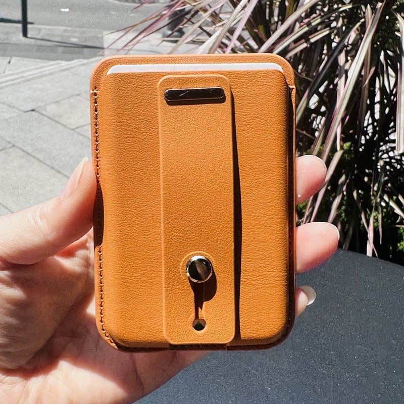 Magnetic Ring Stand Phone Card Holder