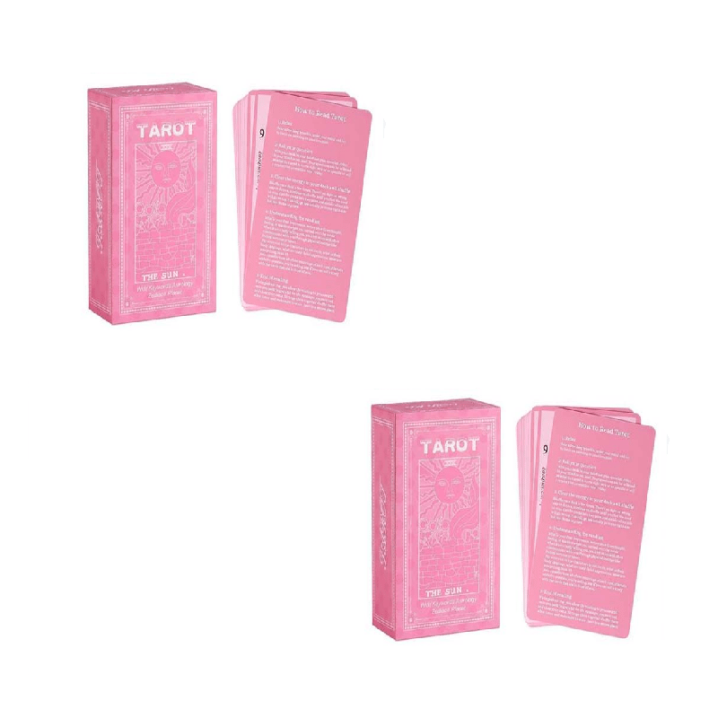 Pink Tarot Cards Deck Set