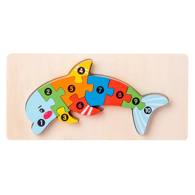 Children's Educational 3D Wooden Puzzle