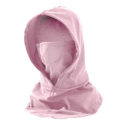 Hooded Face Mask with Neck Warmer for Cycling