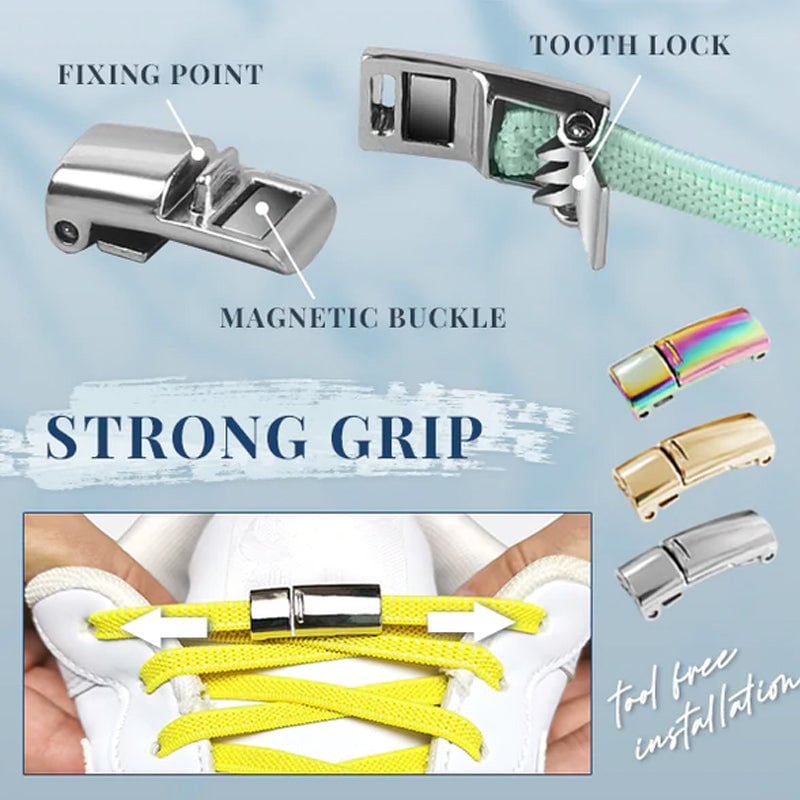 Magnetic Tie-Free Shoelace Buckle