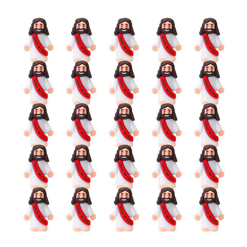 Mini Jesus Figurines -Dark Skin