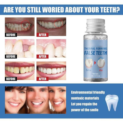 👨‍⚕️Moldable False Teeth for Temporary Tooth Fillings