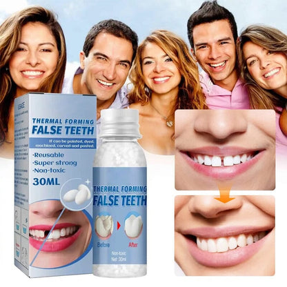 👨‍⚕️Moldable False Teeth for Temporary Tooth Fillings