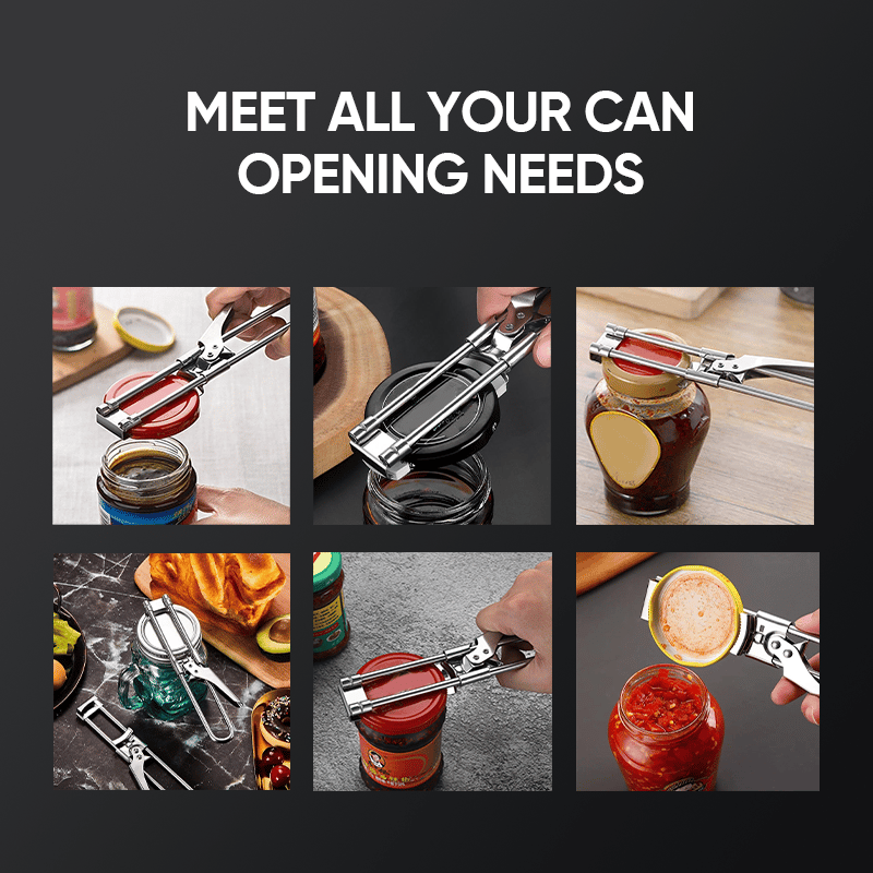 💥Adjustable Jar & Bottle Opener Multifunctional Stainless Steel Can Opener💥