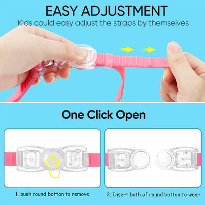 High Definition Waterproof Anti-fog Large Frame Swimming Goggles【Set Of 2 PCS】