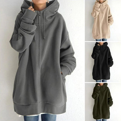Women Cozy Winter Oversized Pullover Hoodie