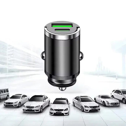 Cargador rápido invisible para coche con anilla metálica