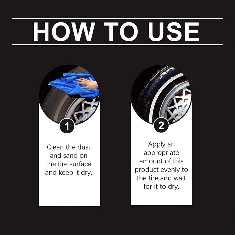 Automotive Tire Renewal Wax