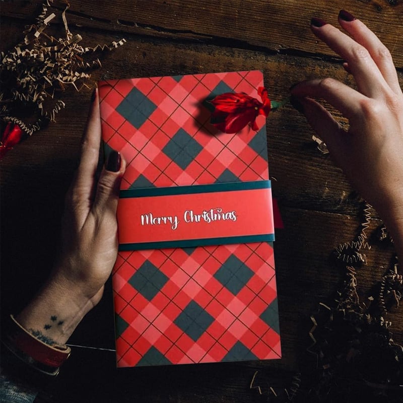 Handmade Waterfall Christmas Gift Card Booklet