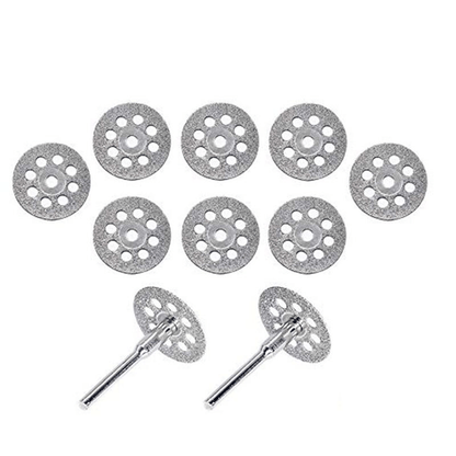 Domom® Diamond Cutting Wheel Set (10 PCS and 2 Rods)
