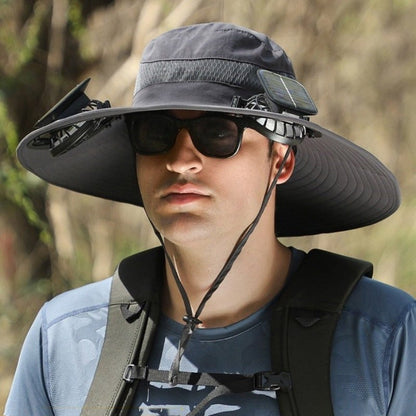 Solar Fan Outdoor Fishing Hat