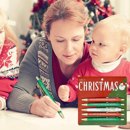 Retractable Christmas Multicolor Ballpoint Pen