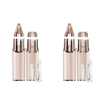 Portable 2-in-1 Facial Shaver