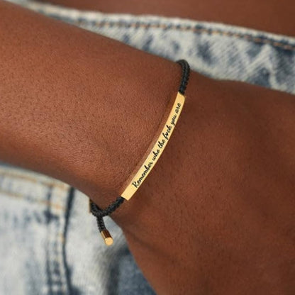 Pulsera Inspire ajustable trenzada