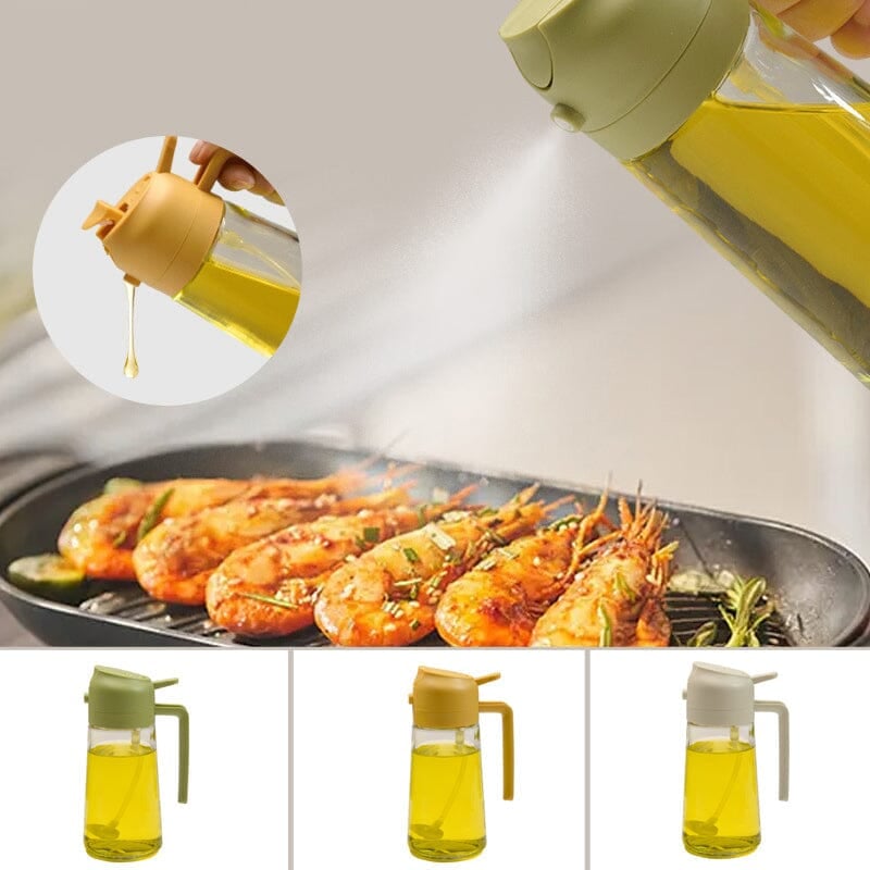 🔥2-in-1 Glass Oil Sprayer and Dispenser