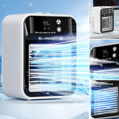 Portable 3-In-1 Cooling Fan with 2-Speed Mist