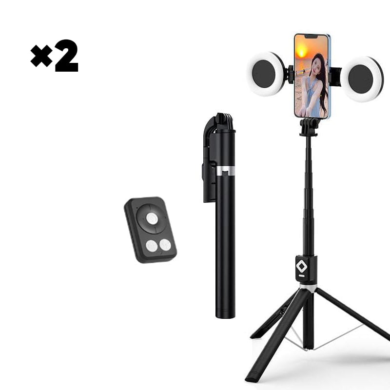 New 6 in 1 Selfie Stick With Fill Light