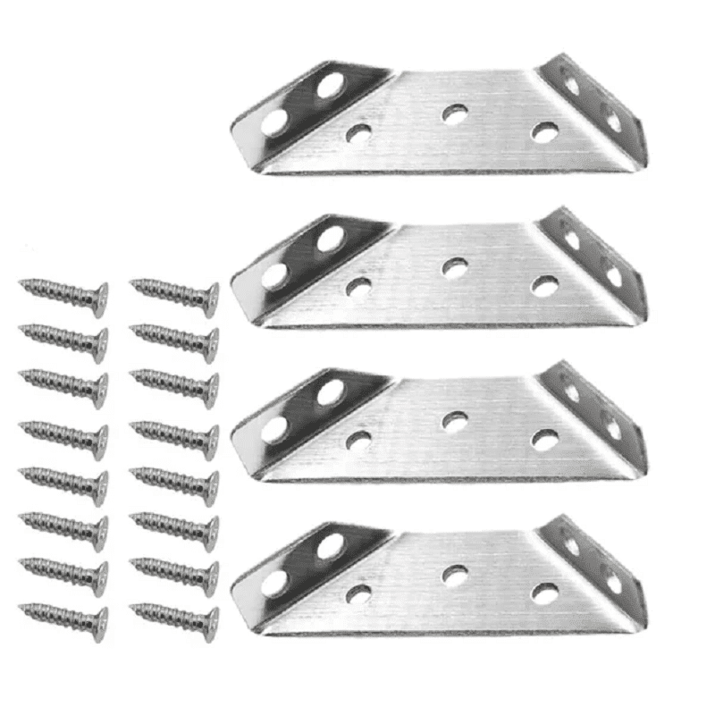 Universal Stainless Steel Furniture Corner Connector(10pcs)