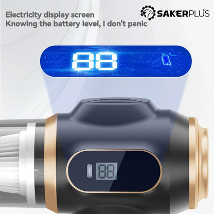Sakerplus Handheld Cordless Car Vacuum Cleaner