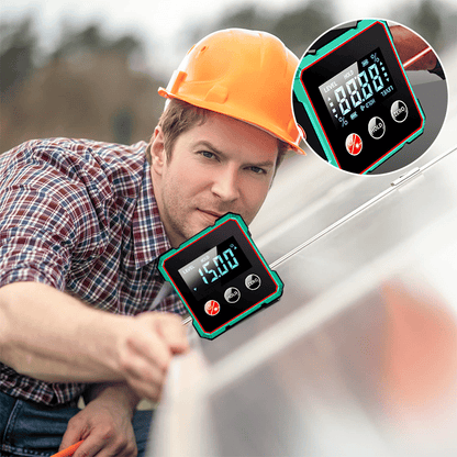 Magnetic Digital Angle Finder with Electronic Laser