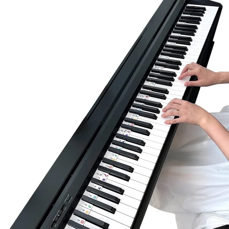 Removable Piano Keyboard Note Labels