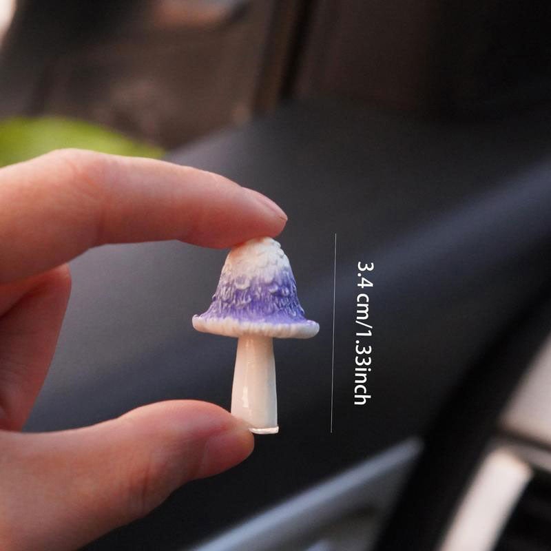 Simulation Mushroom Car Decoration