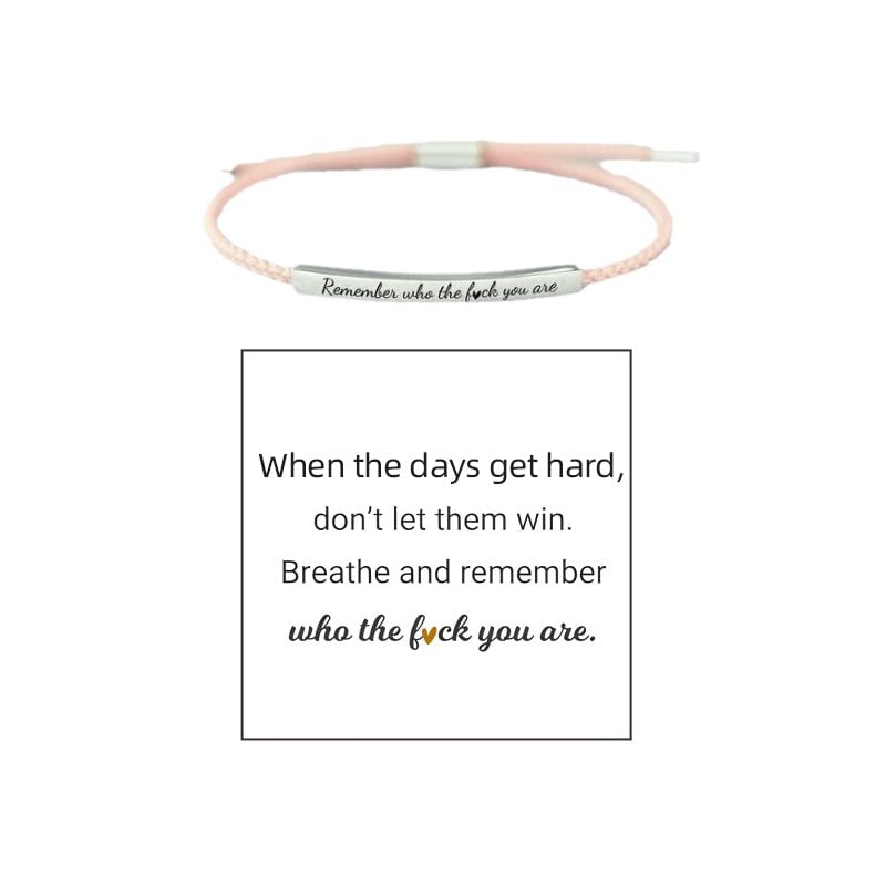 Pulsera Inspire ajustable trenzada