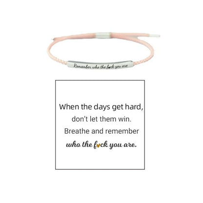 Pulsera Inspire ajustable trenzada