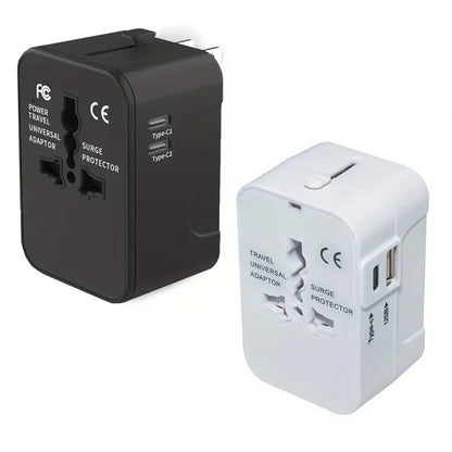 Universal Travel Adapter with Dual USB Ports