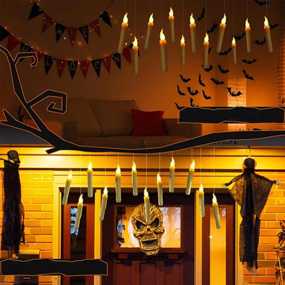 🪄🪄Fantasy Floating Candles with Wand Remote