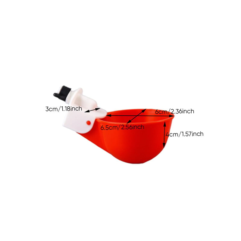 Automatic Chicken Water Cups (6 pcs)