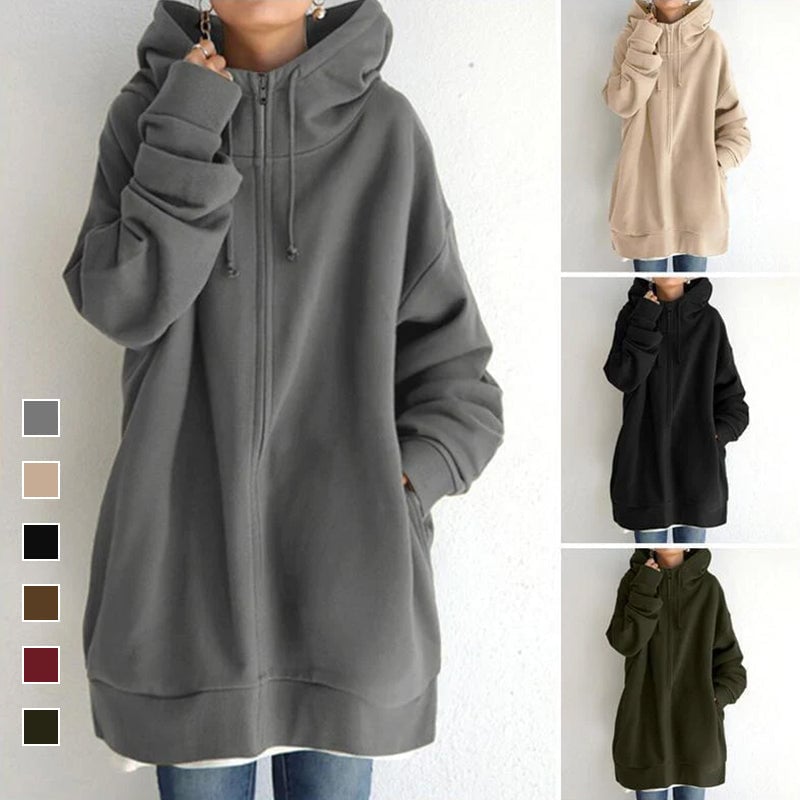 Women Cozy Winter Oversized Pullover Hoodie