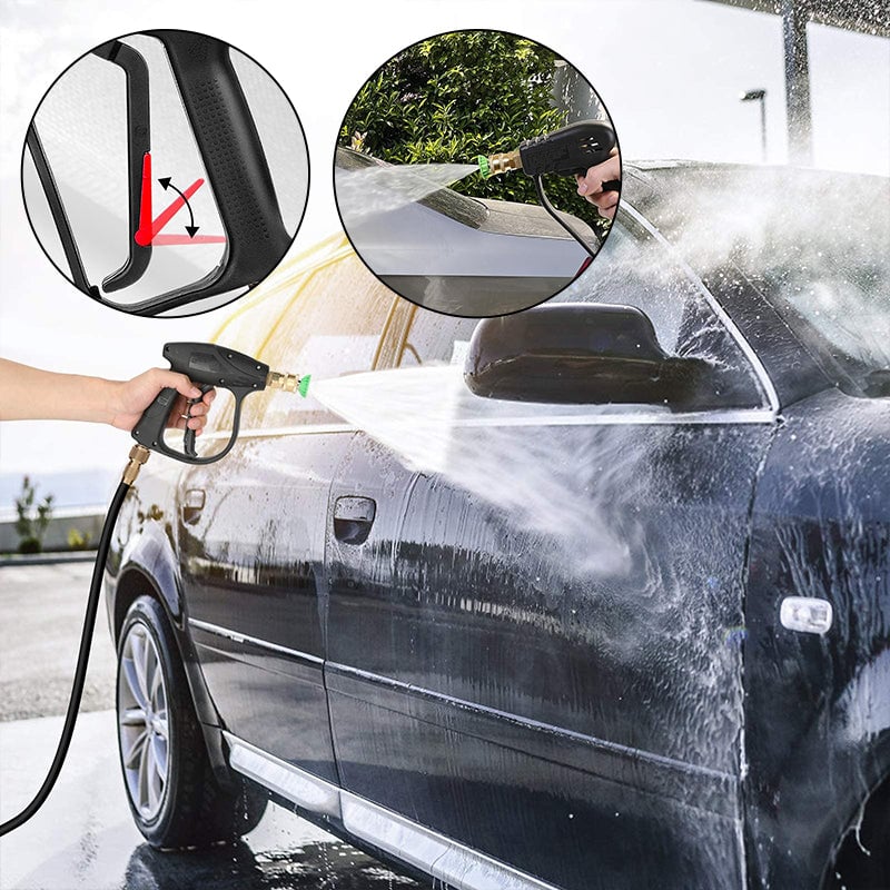 High-Pressure Water Gun with Nozzles for Car Wash