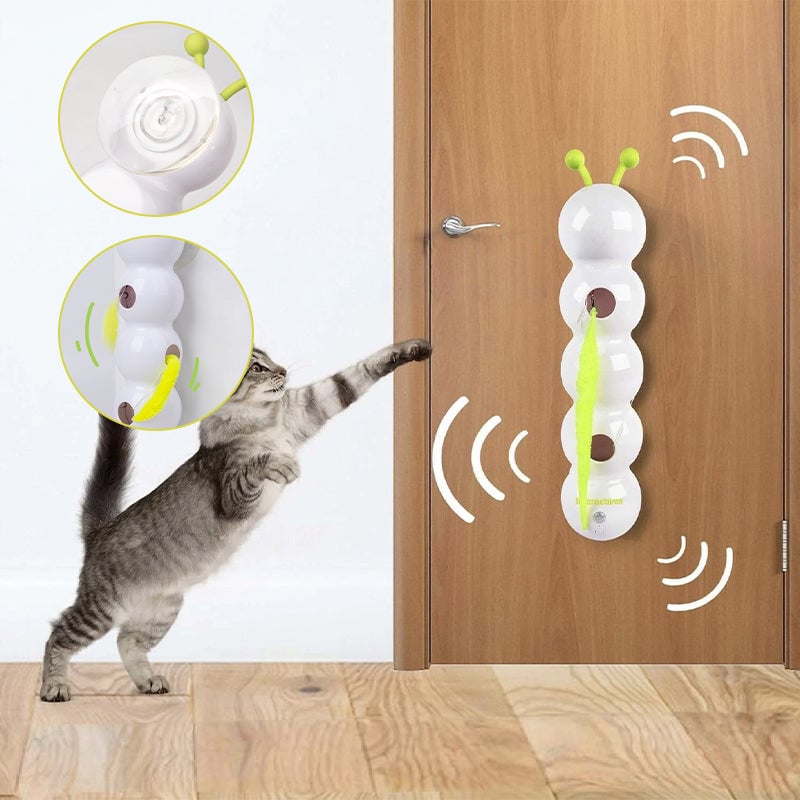 🐱Interactive Electric Caterpillar Cat Toy