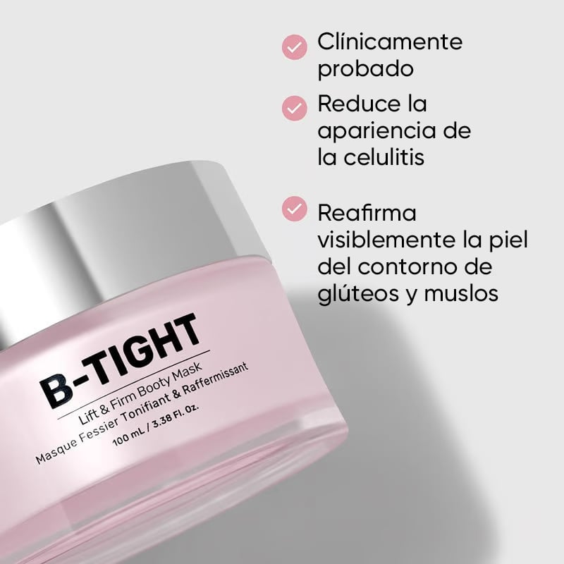 Mascarilla reafirmante para glúteos