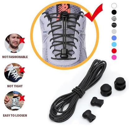 Elastic Fashionable Shoe Laces (2 Pairs)