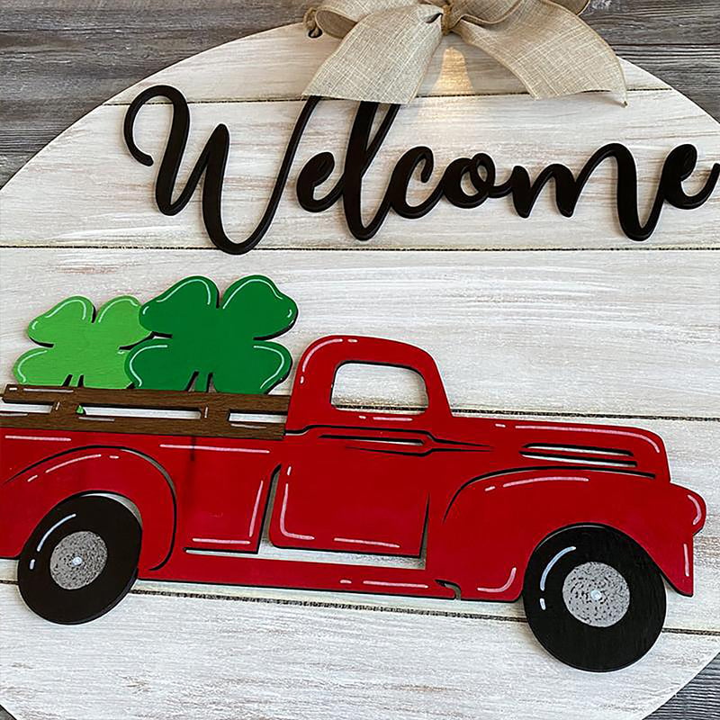 Interchangeable Vintage Truck Welcome Sign