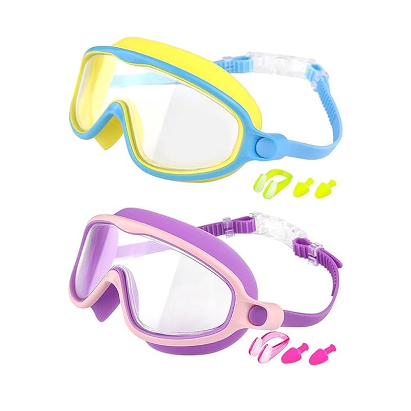 High Definition Waterproof Anti-fog Large Frame Swimming Goggles【Set Of 2 PCS】