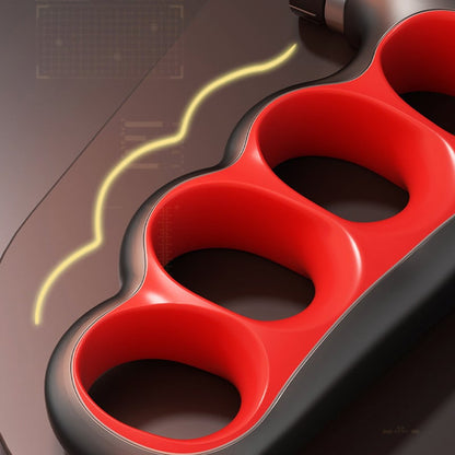 Adjustable electronic counting strength grip