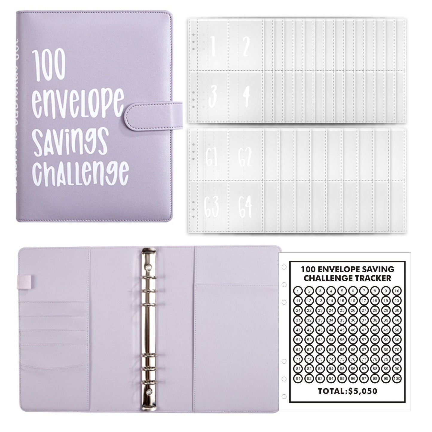✨100 Envelope Challenge Binder