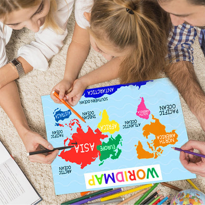 Colorful Educational Posters（16PCS/SET ）