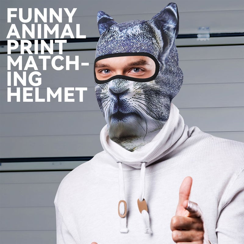 Sunscreen Outdoor 3D Cat Pattern Face Mask